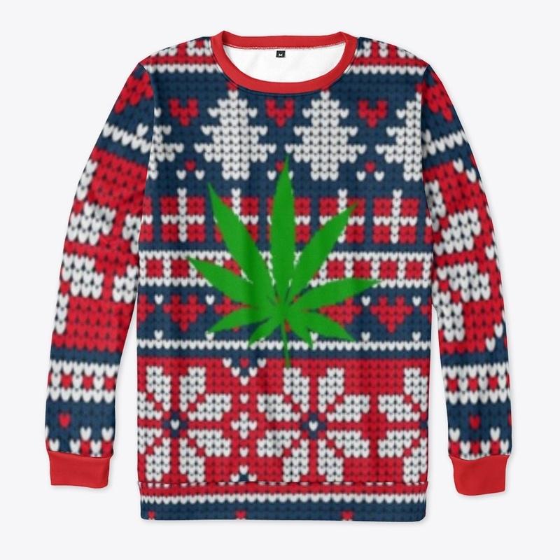 Pot Leaf | Ugly Christmas Sweater